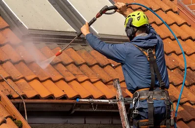 Démoussage et hydrofuge de toiture à Bassu